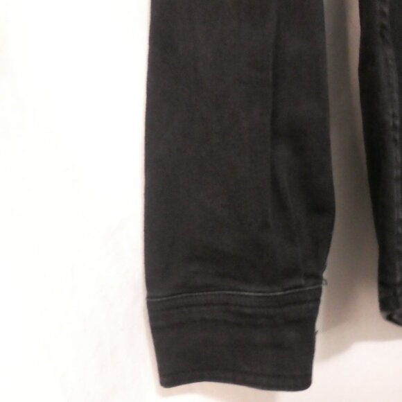 TOPMAN - Stretch - Skinny | medium | Stylish Black Long Sleeve Slim Fit Shirt - Picture 12 of 14
